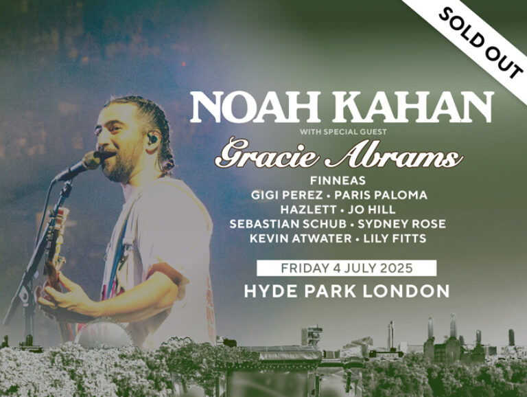 Noah Kahan full lineup artwork